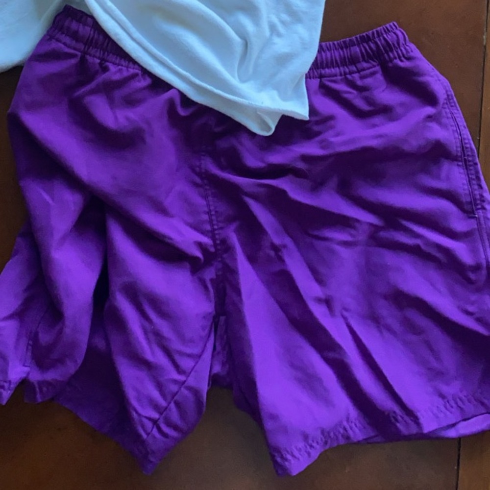 Men’s purple swimsuit